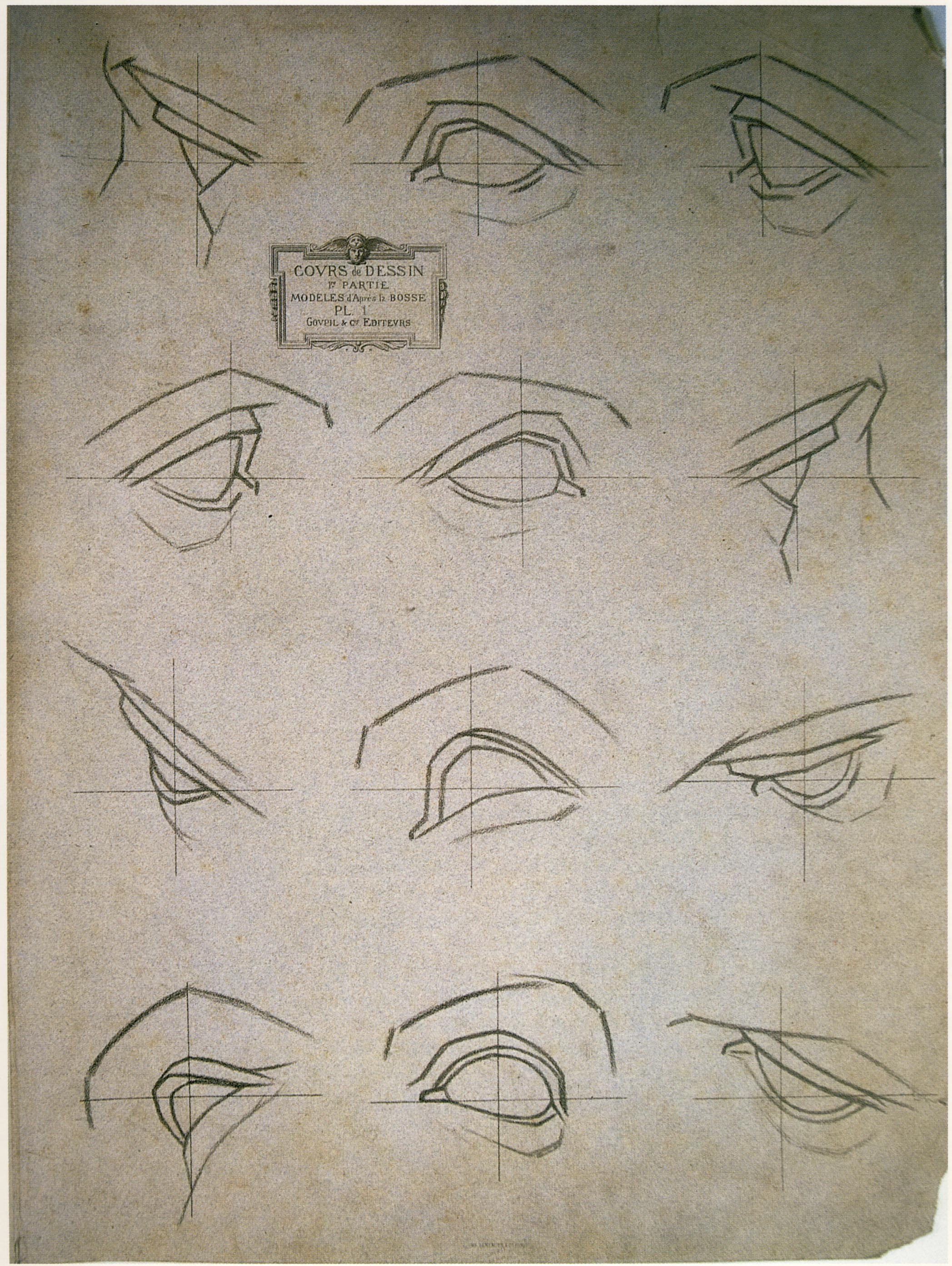 Plate I,1 - Eyes