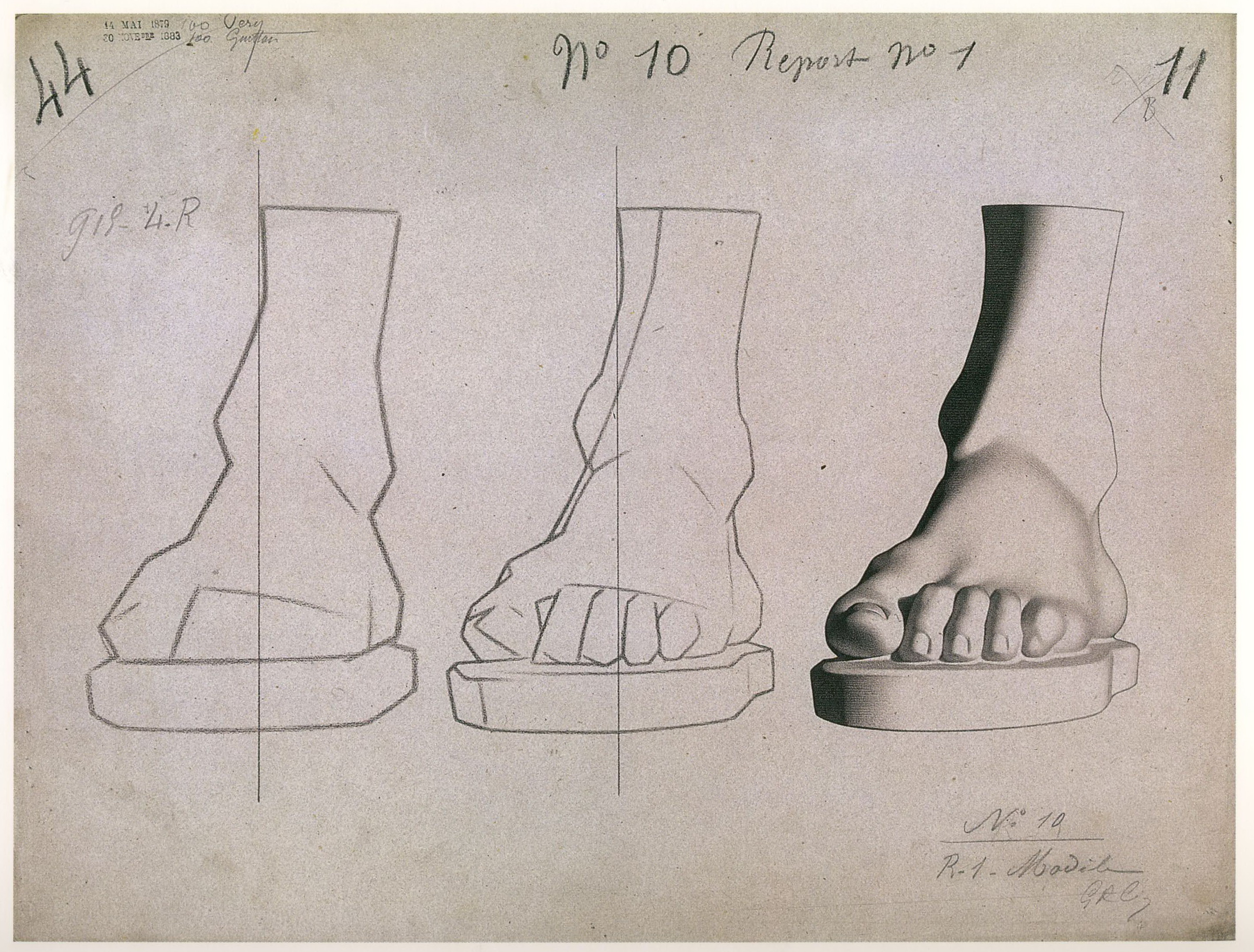 Plate I,10 - Foot of Germanicus