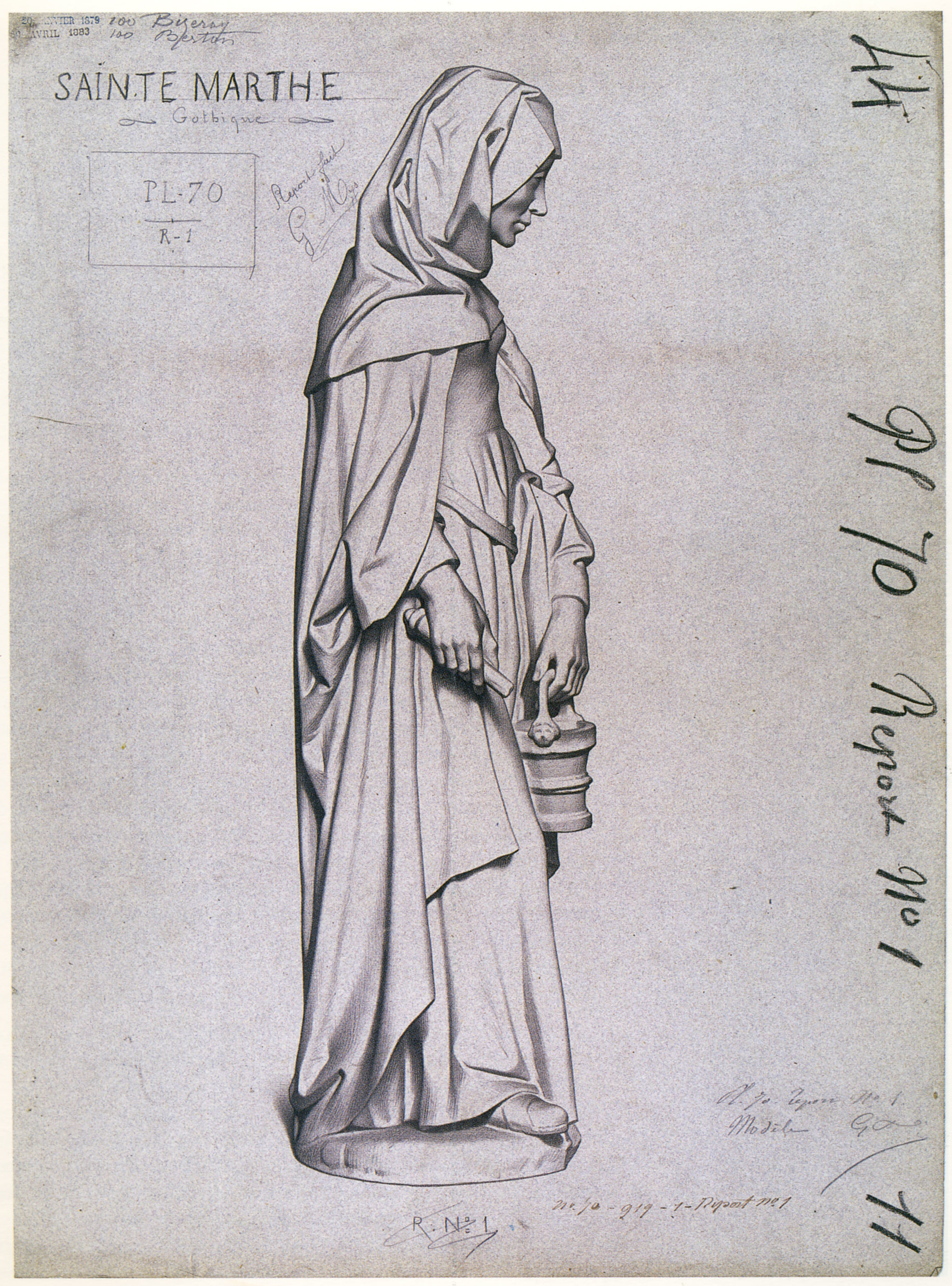 Plate I,70 - Saint Martha